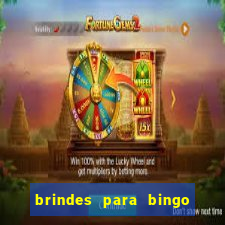 brindes para bingo de empresa